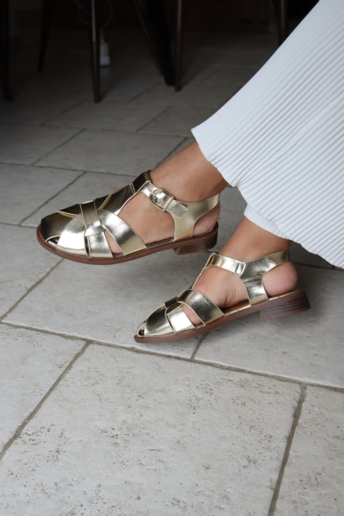 Sandales plate Inès